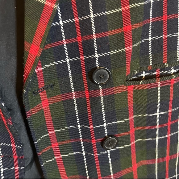 ONLY ONLYQUINN NEXT CHECK PLAID HEAVYWEIGHT BLAZER SIZE 38 (US 6) - Picture 7 of 15